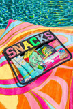 "Snacks/Stuff" Chenille Bag
