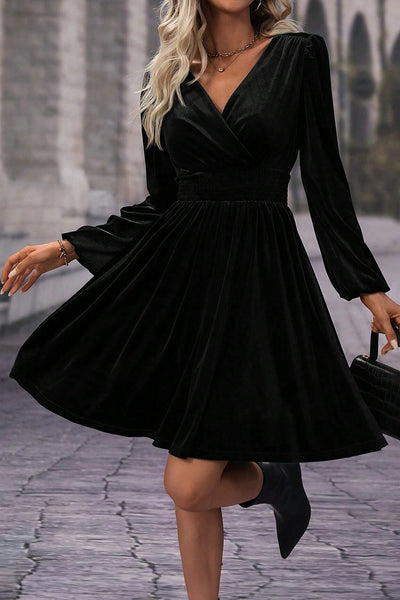Velvet Mini Dress | High-Falutin Velvet Mini Dress | High-Falutin