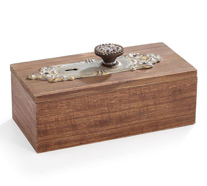 "Antique Doorknob" Wooden Box