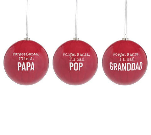 Assorted Grandfather Ornament