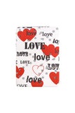 Valentine's Love Print Glitter Compact Mirror