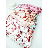 Cherry Bow Print Hair Clips