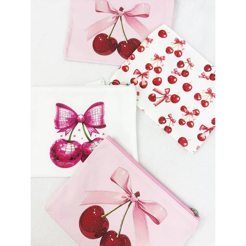 Cherry Design Printed Coin Purse