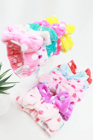 Polka Dot Print Headwrap