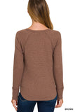 Waffle Long Sleeve Top