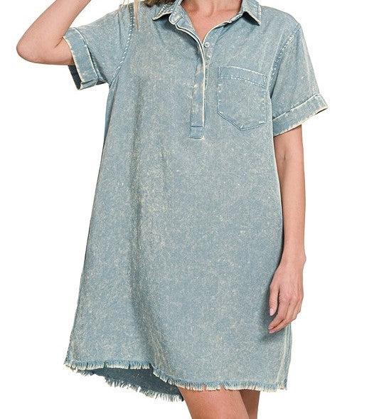 Tencel Mineral Washed Dress