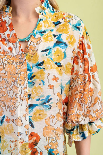 "Ollah" Floral Top