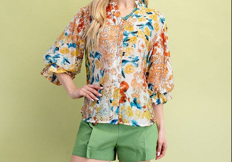 "Ollah" Floral Top