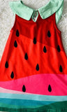 Watermelon Girls Dress With Bag