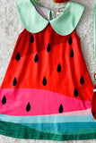 Watermelon Girls Dress With Bag