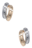 Split Bar Stud Earrings