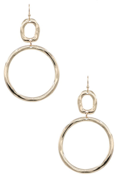 2-layered Dangle Earrings