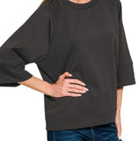 Scuba 3/4 Sleeve Top