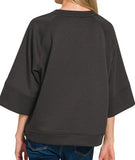 Scuba 3/4 Sleeve Top