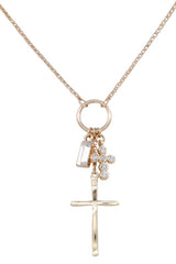 Cross Charm Necklace