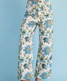 "Blues" Floral Bottoms