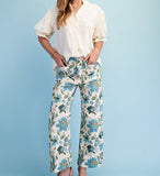 "Blues" Floral Bottoms