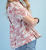 "Jaquard" Top