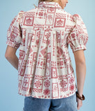 "Jaquard" Top