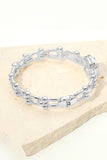 Industrial Hinged Bangle Bracelet