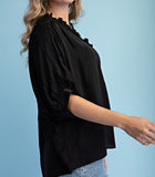 V-neck Dolman Sleeve Top