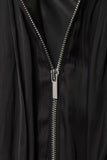 Pleated Batwing Bomber Jacket