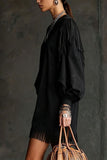 Boho Tassel Mini Dress