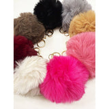 Jumbo Pom Pom Keychain