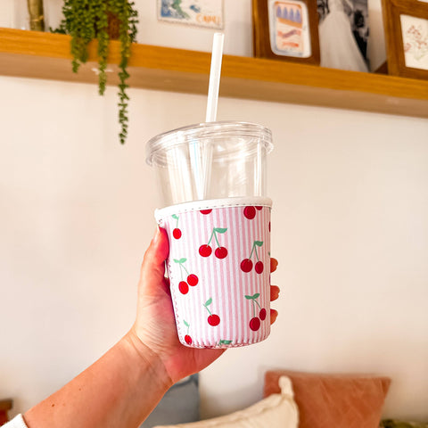 Mon Cheri (Cherries) | Iced Coffee Sleeve