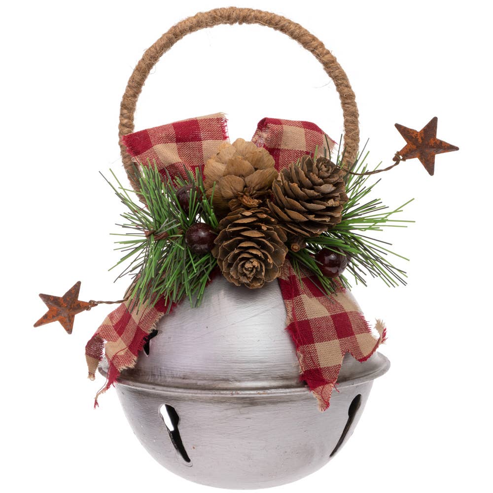 Garland Silver Bell Christmas Ornament