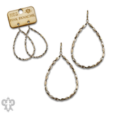 Faceted bead earring by Pink Panache