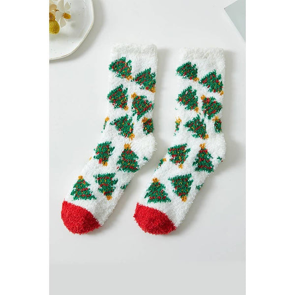 Plush Cozy Christmas Socks