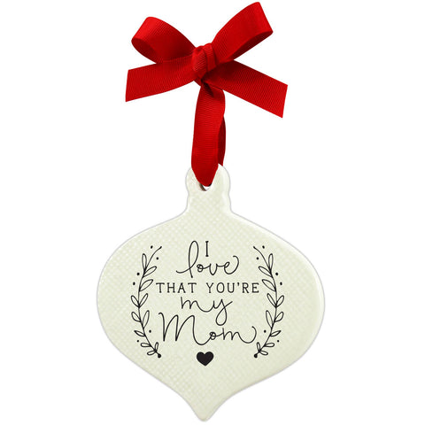 Ornament Mom Ribbon Hang