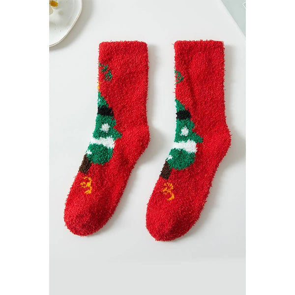 Plush Cozy Christmas Socks