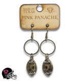 Football Game Day earring with Austrian crystals