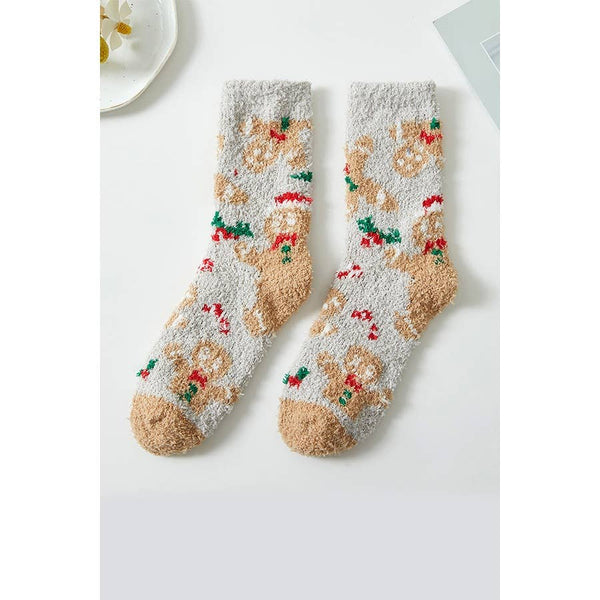 Plush Cozy Christmas Socks