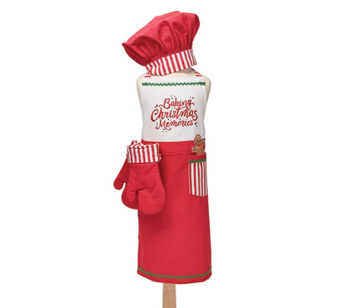 BAKING CHRISTMAS MEMORIES CHILD APRON