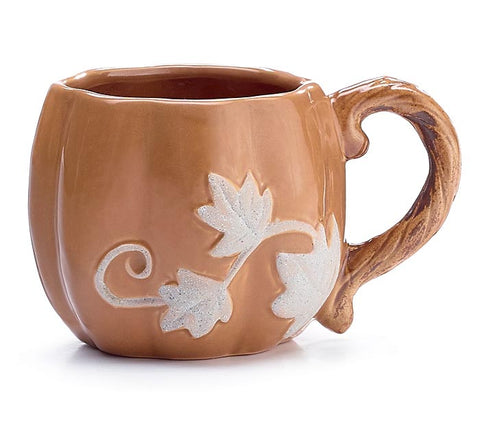 PUMPKIN SHAPE LEAF MUG