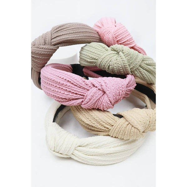 Ribbed Knotted Headband