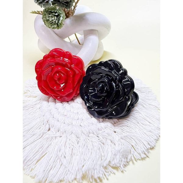 Rose Compact Travel Portable Mirror