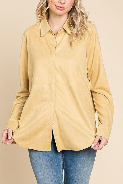 "In the Suede" Shirt Jacket