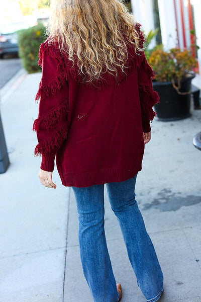 "On the Fringe" Sweater