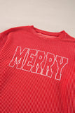 Rib Merry Graphic  Top