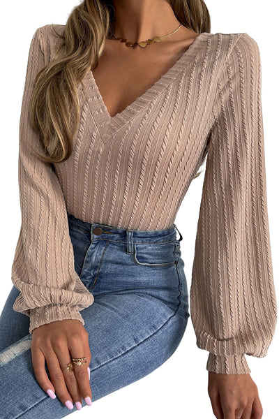 Jacquard Lantern Top