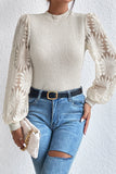 Sunflower Sleeve Waffle Top