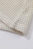 Sunflower Sleeve Waffle Top