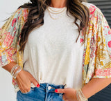 Floral Patchwork Blouse