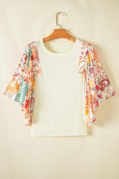 Floral Patchwork Blouse