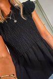 Shirred Peplum Top