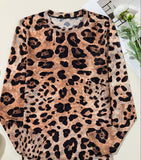 Brown Leopard Top